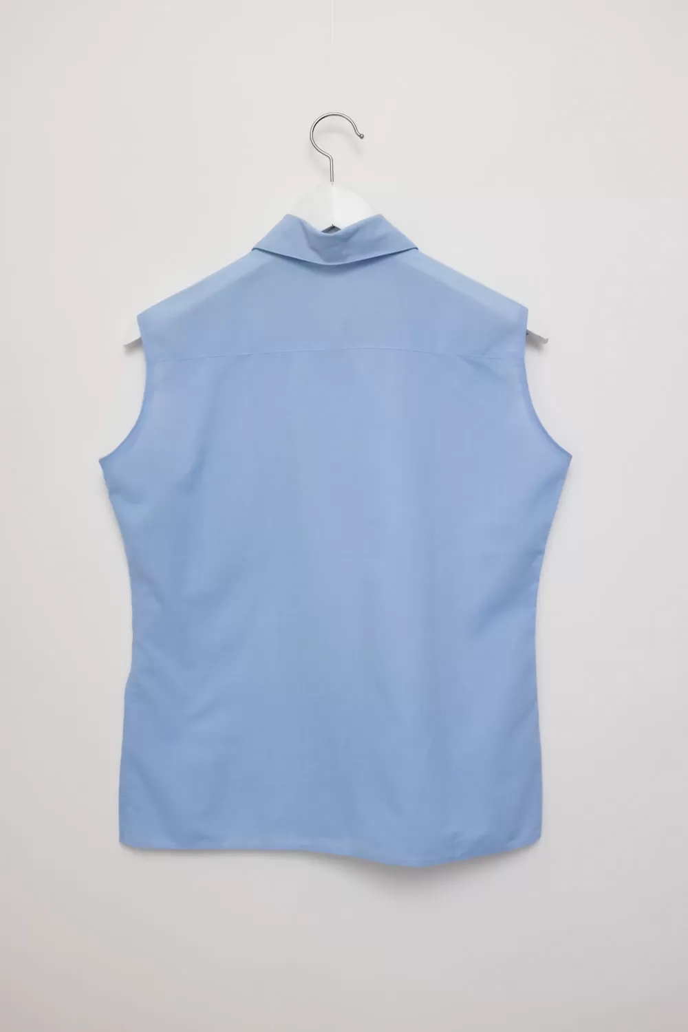 0058_PALE BLUE SLEEVELESS SHIRT