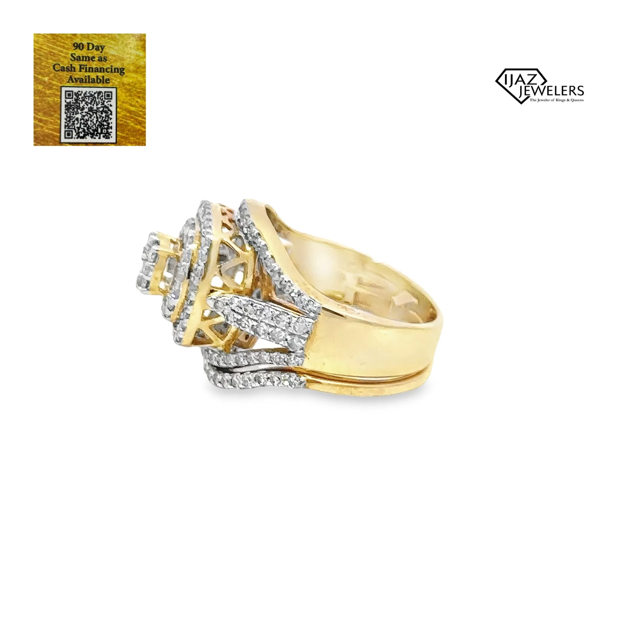 10K Gold 1.44 CTW Diamond Ladies Wedding Set