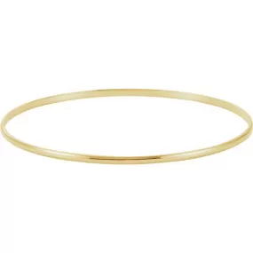 14K Gold Classic Bangle Bracelets