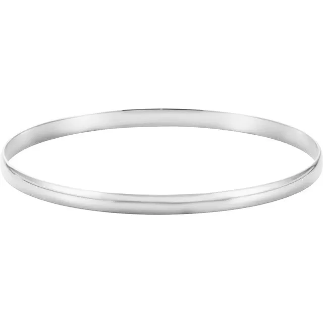 14K Gold Classic Bangle Bracelets