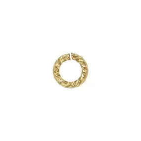 14K Gold Filled 4mm Sparkle Jump Rings - 20.5GA (10 Pieces)