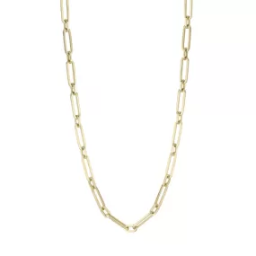 14K Gold Ma'ayan Paperclip Chain Necklace