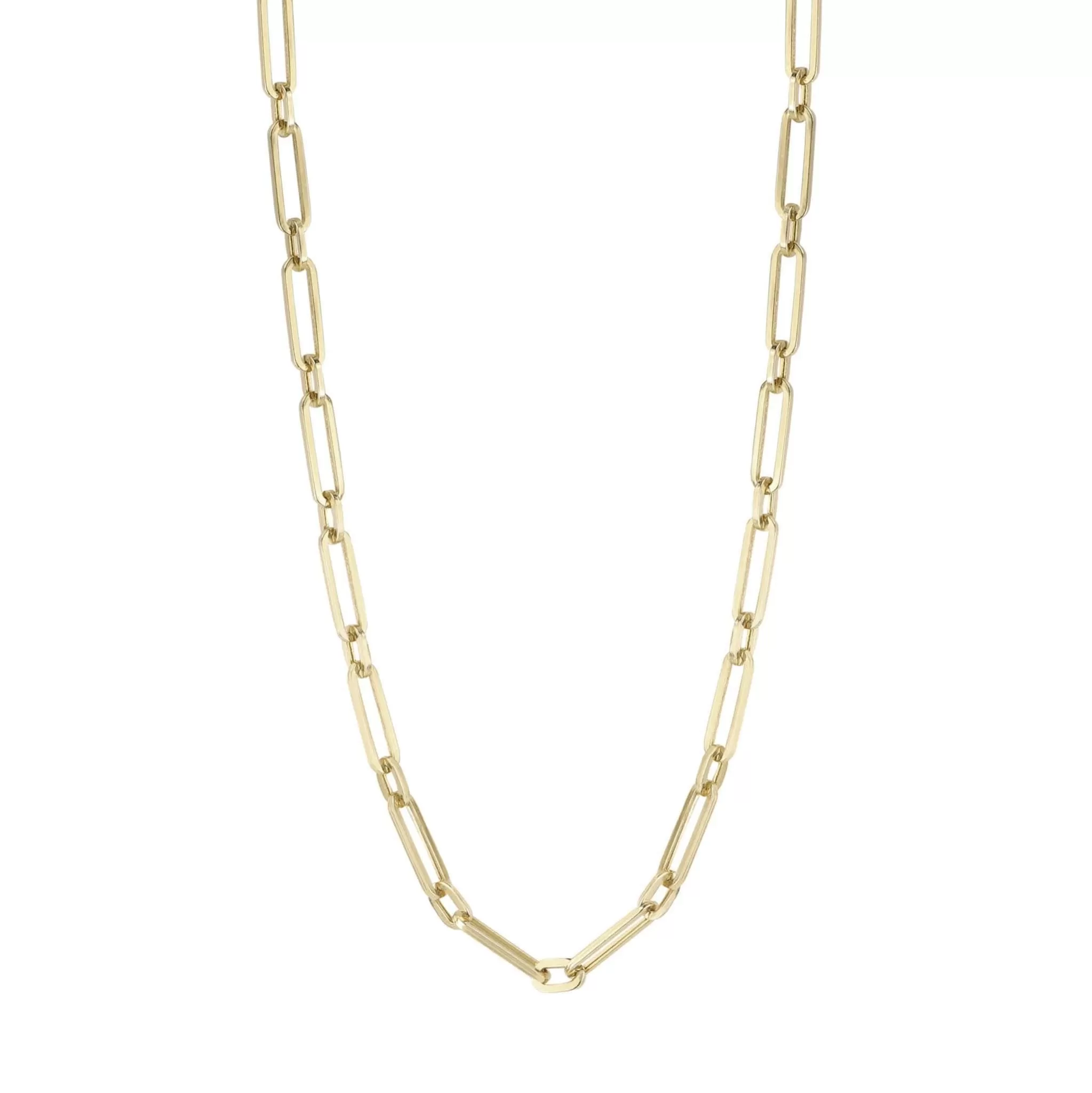 14K Gold Ma'ayan Paperclip Chain Necklace