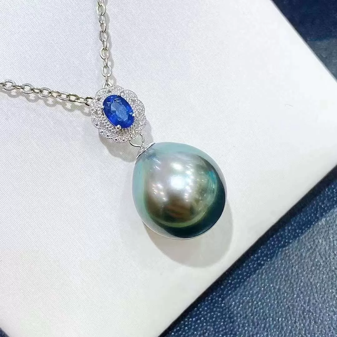 18K White Gold Tahitian Pearls Necklaces - TS013