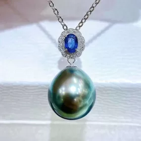 18K White Gold Tahitian Pearls Necklaces - TS013