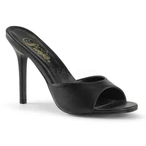 4 Inch Heel CLASSIQUE-01 Black Pu