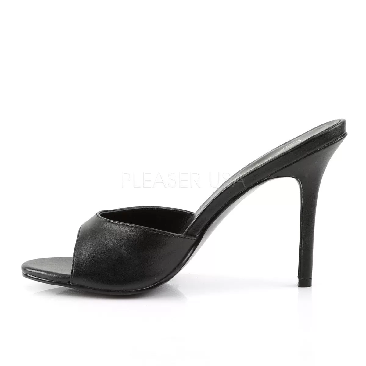 4 Inch Heel CLASSIQUE-01 Black Pu