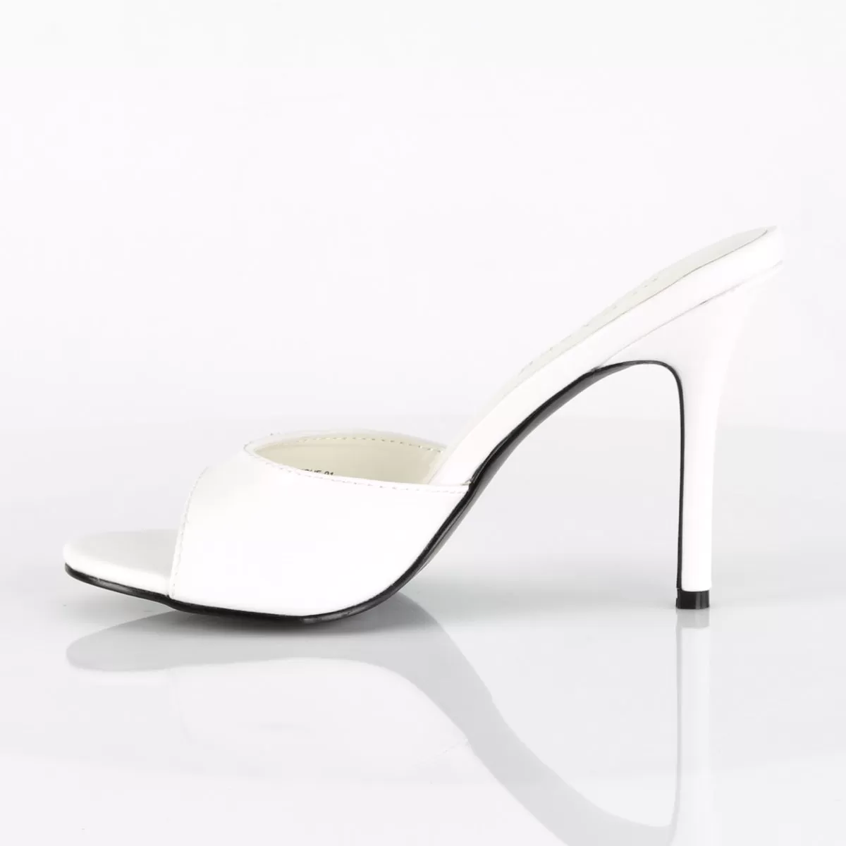 4 Inch Heel CLASSIQUE-01 White Pu