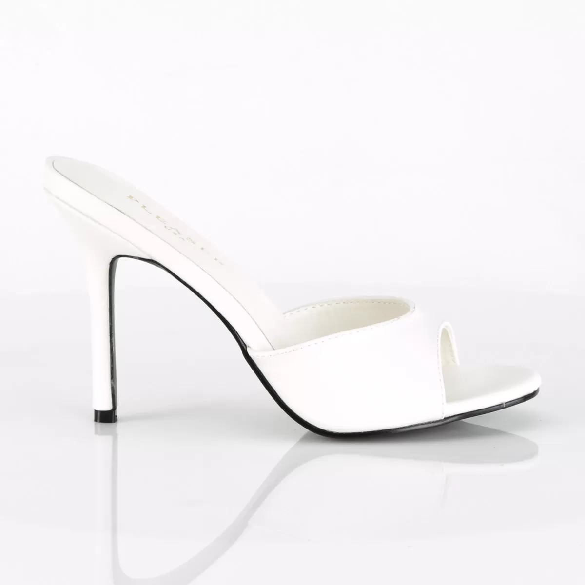 4 Inch Heel CLASSIQUE-01 White Pu