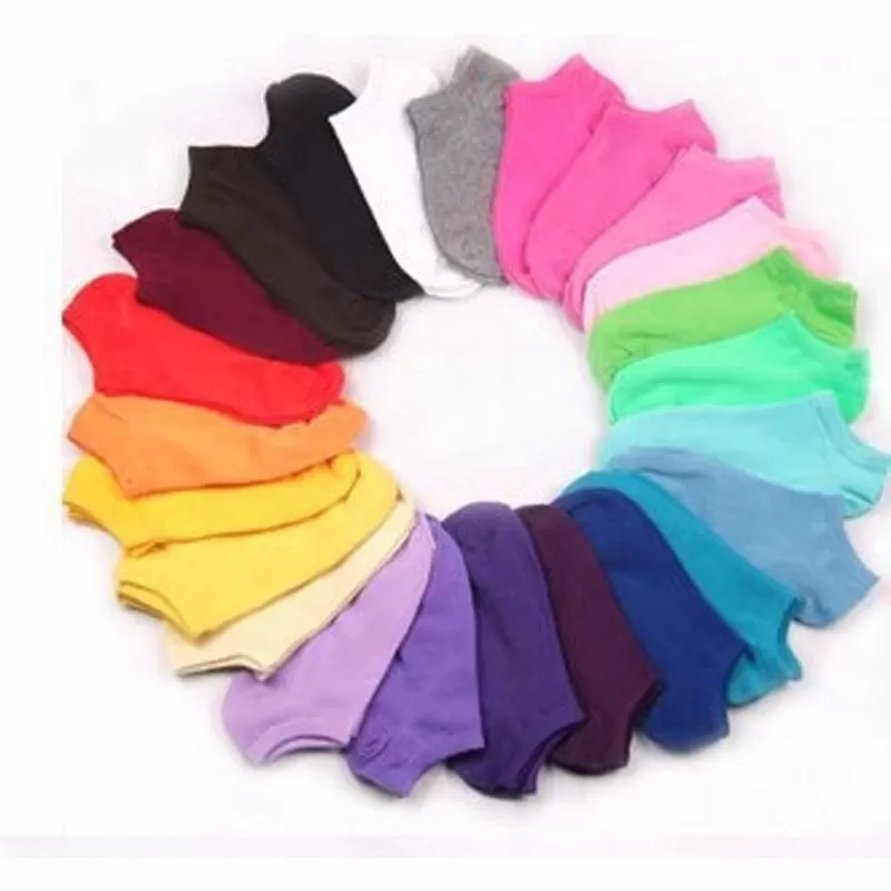 5pair Warm Comfortable Cotton Blends Women's Low Ankle Socks