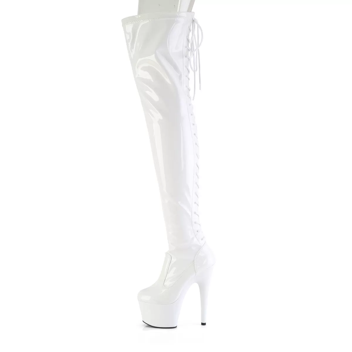 7 Inch Heel ADORE-3850 White Patent