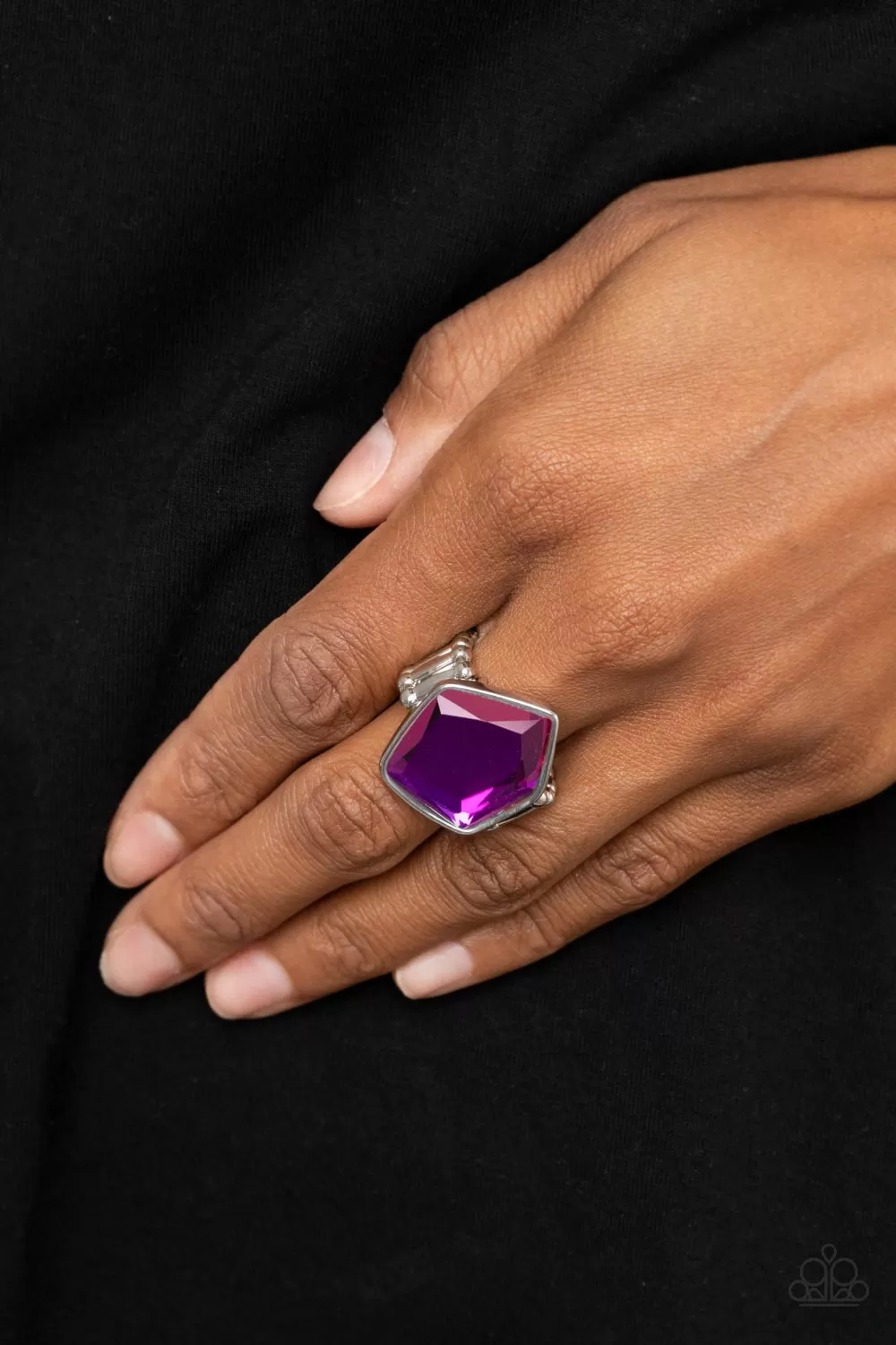 Abstract Escapade Purple Ring - Paparazzi Accessories