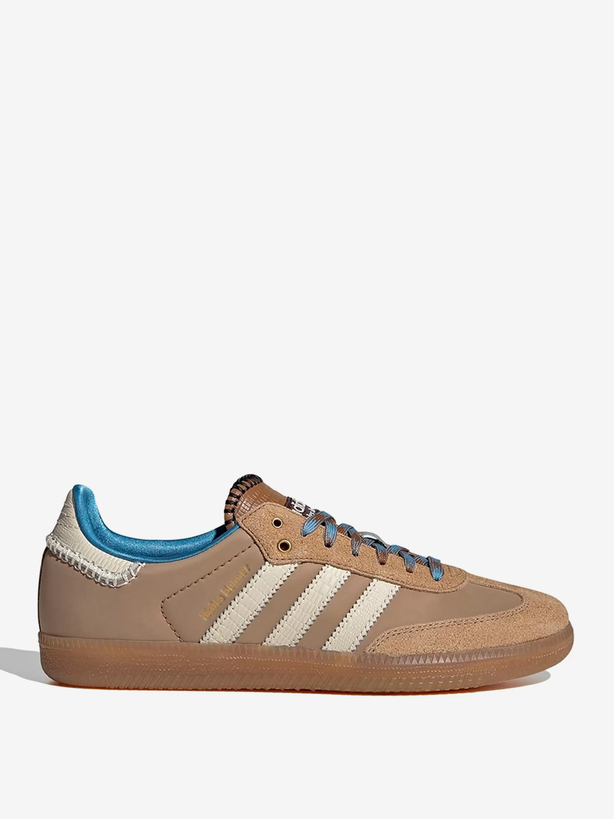 Adidas x Wales Bonner Nylon Samba - Blue/Wonder White/Ash Blue