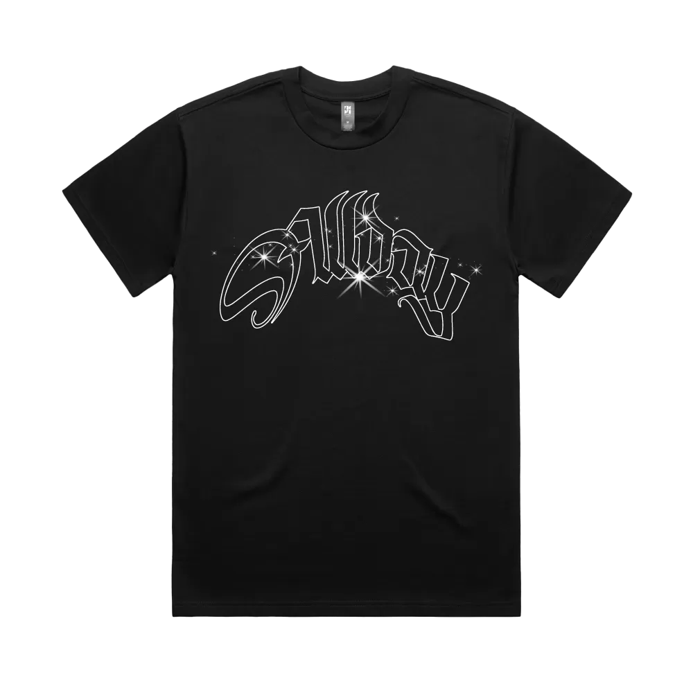 Allday / Oversize Logo Black T-Shirt