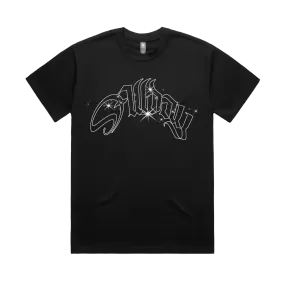 Allday / Oversize Logo Black T-Shirt