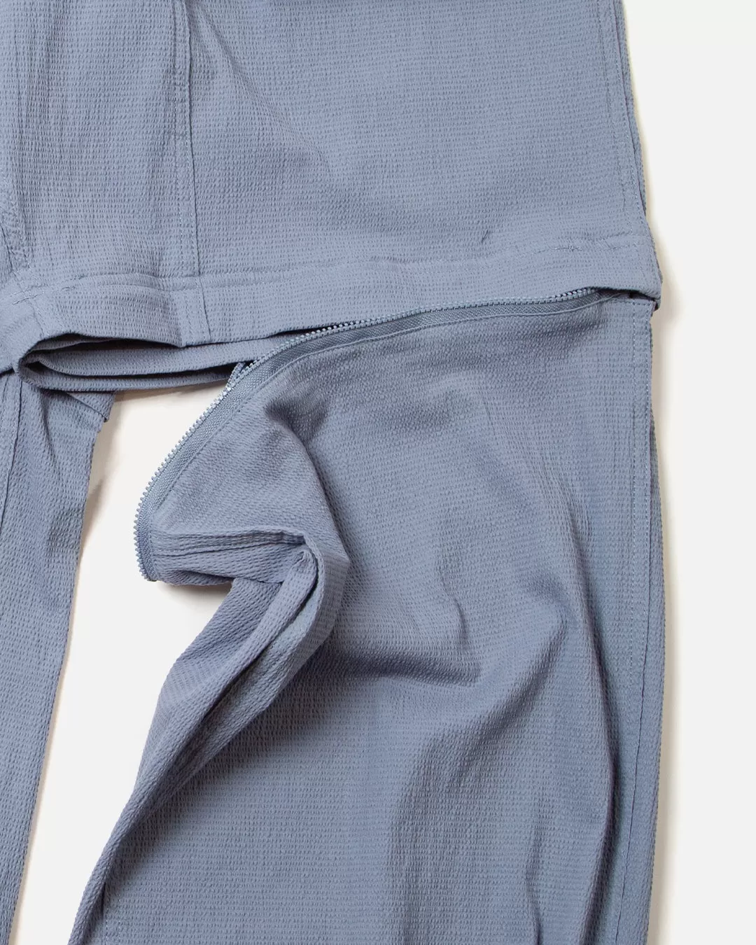 Alpinist Seersucker Convertible Pant - Slate Blue