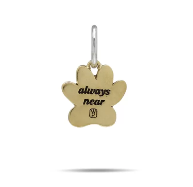 Always Near Dog Paw Charm