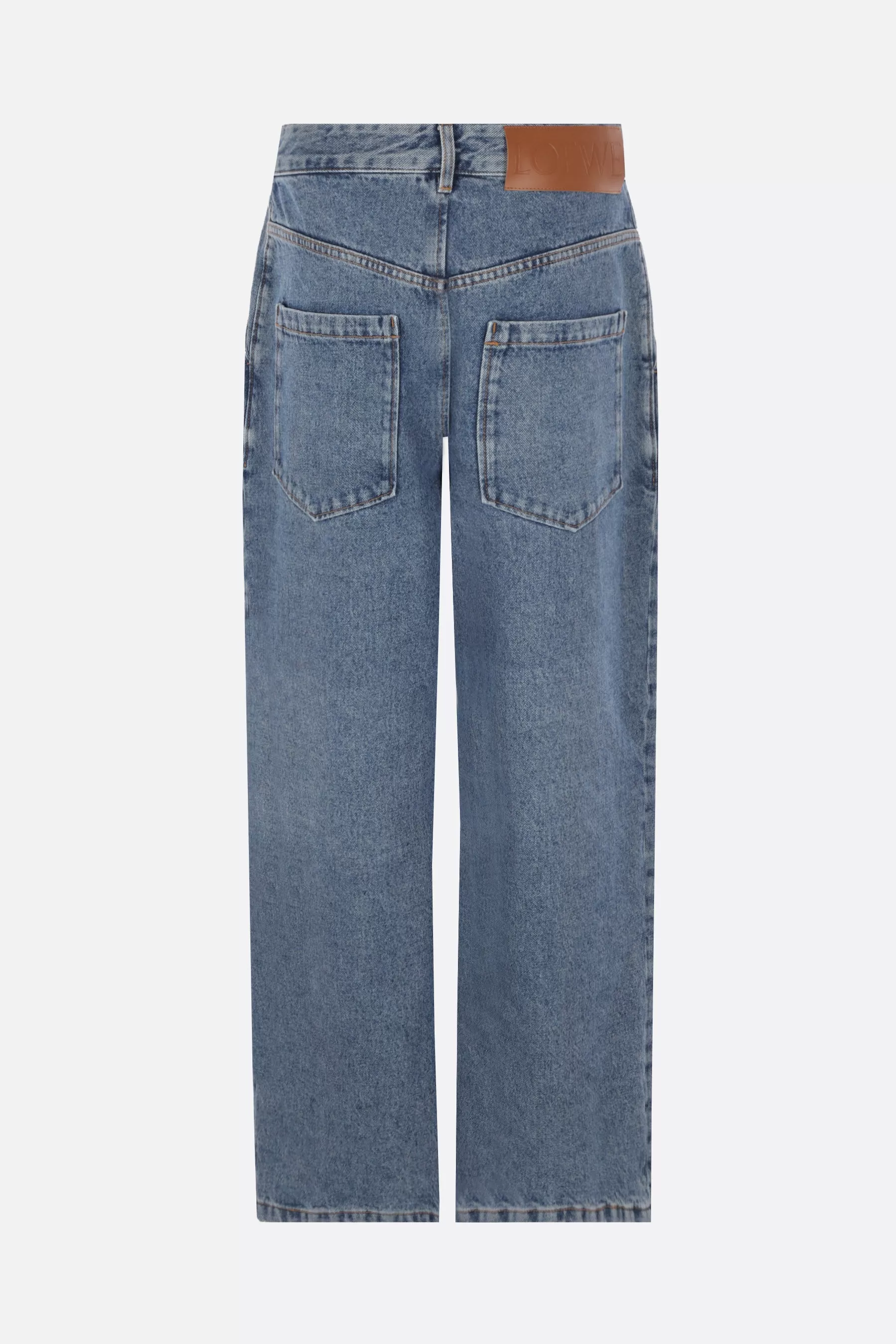 Anagram denim oversize baggy-fit jeans