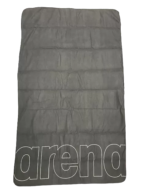 Arena Smart Plus pool-gym towel 005311 101 grey-white One size 150x90cm