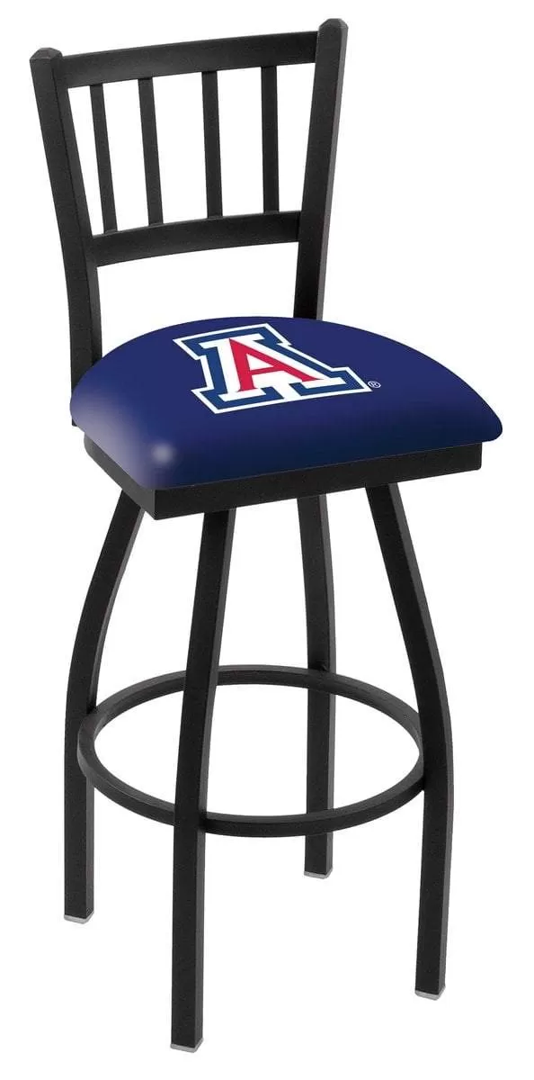 Arizona Wildcats HBS Navy "Jail" Back High Top Swivel Bar Stool Seat Chair