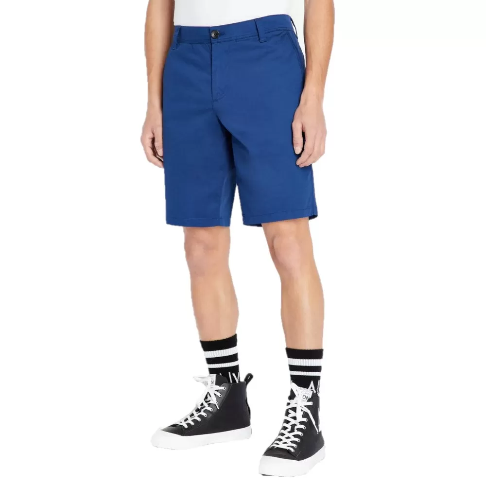 Armani Exchange Blue Chino Shorts