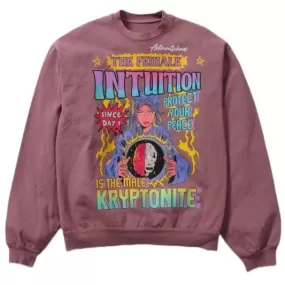 ArtMeetsChaos Woozy Chaos Crewneck (Plum) AMC076C