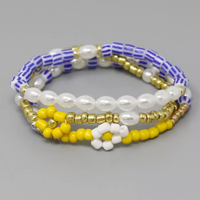 Assorted Beaded Bracelet Set