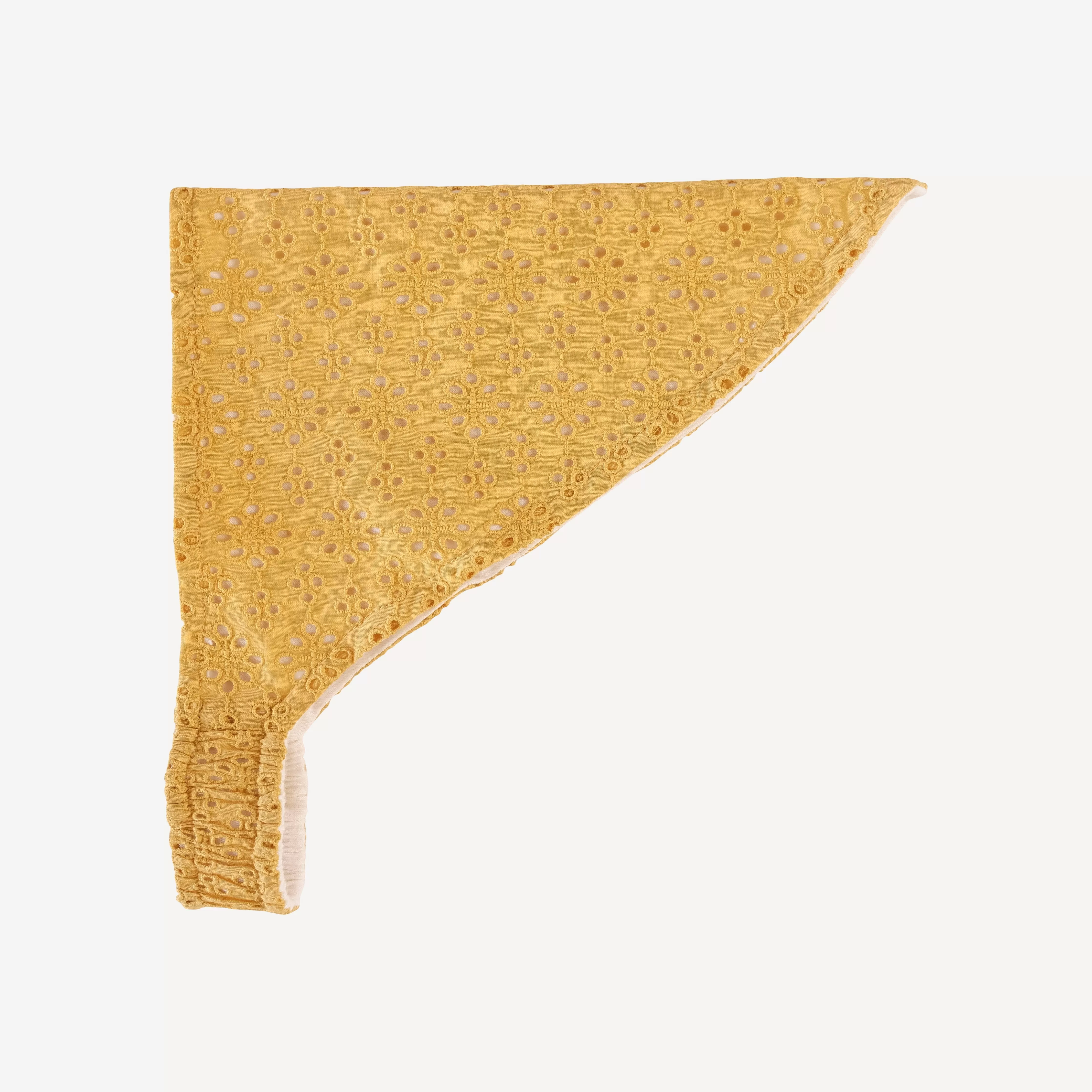 bandana headband | golden | organic cotton woven eyelet