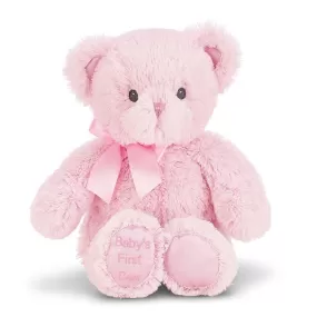 Bearington Collection Baby's First Bear - Pink