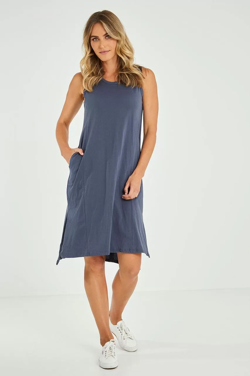 Betty Basics Arwin Dress in Indie Blue