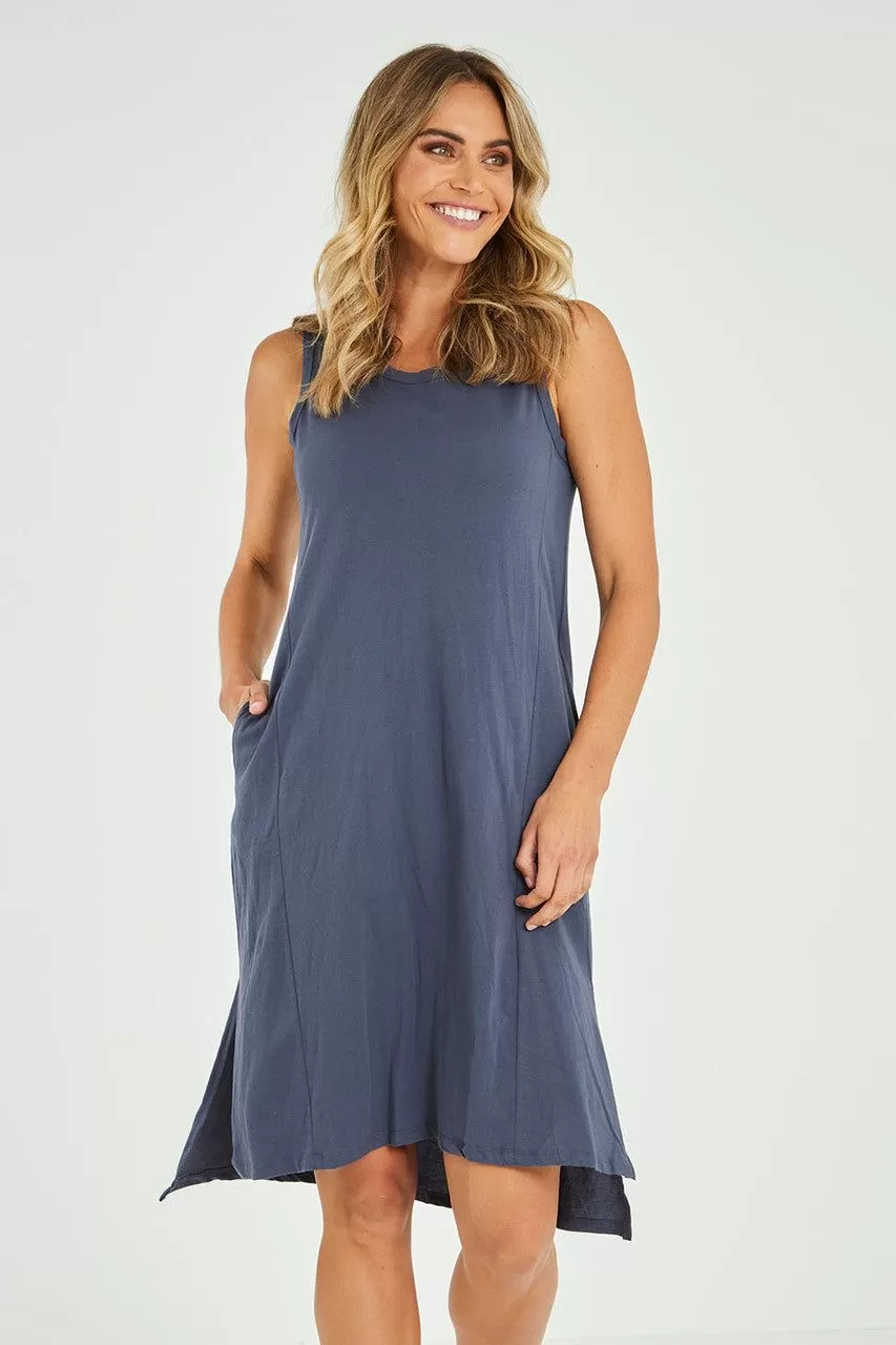 Betty Basics Arwin Dress in Indie Blue