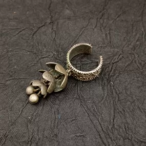 Bhavi Jewel Oxidised Plated  Adjustable Ring