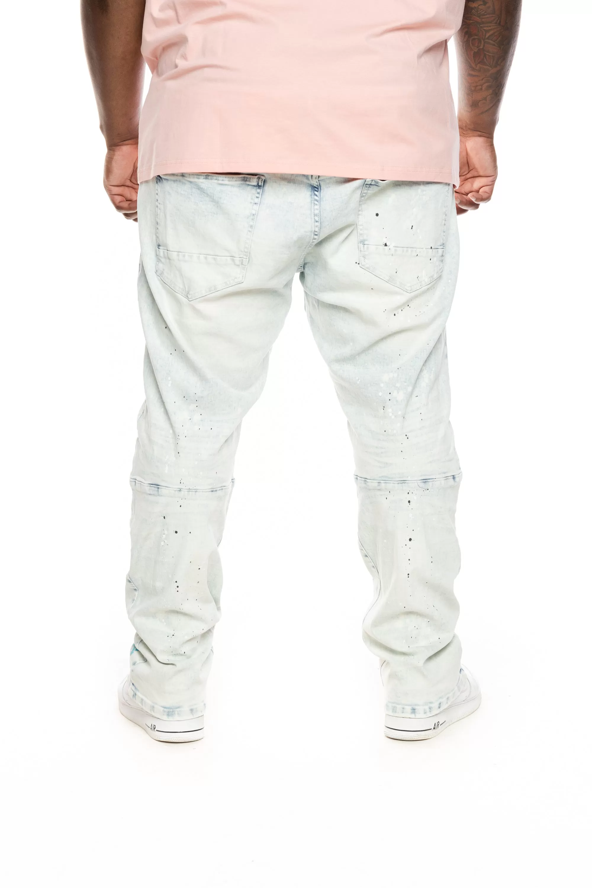 Big And Tall Mushroom  Fashion Jeans - Plaster Blue