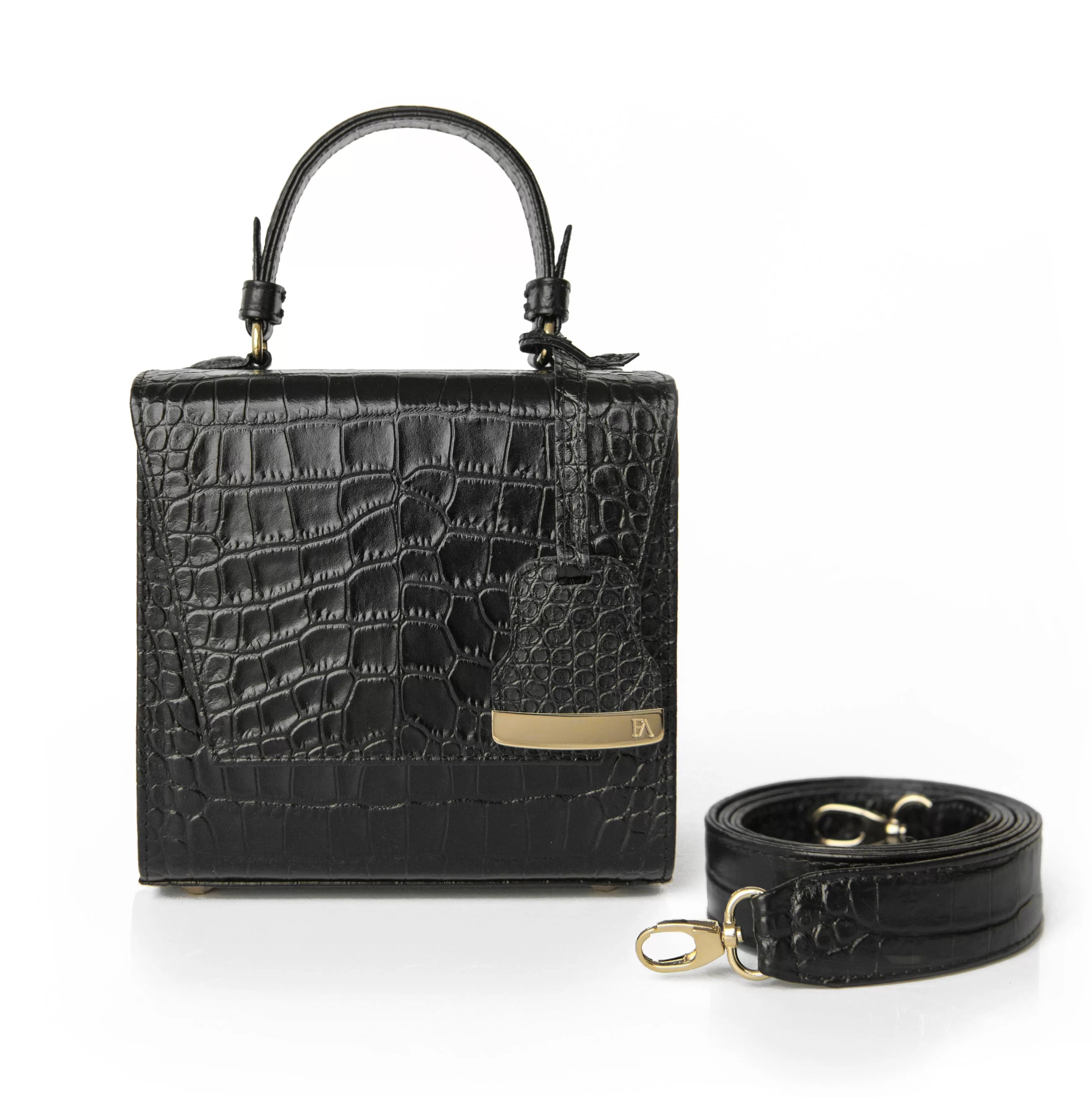 Black Charlotte box bag