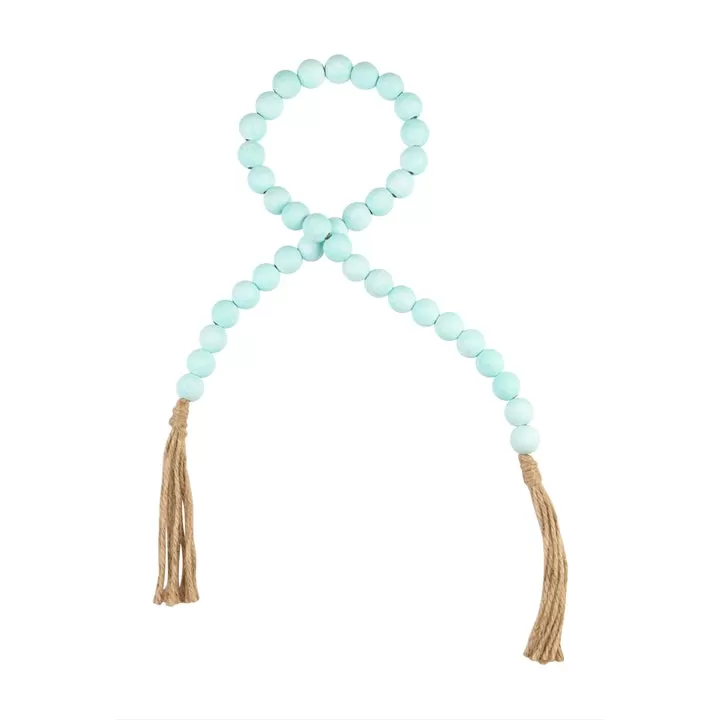 BLUE:: Beaded Tassel