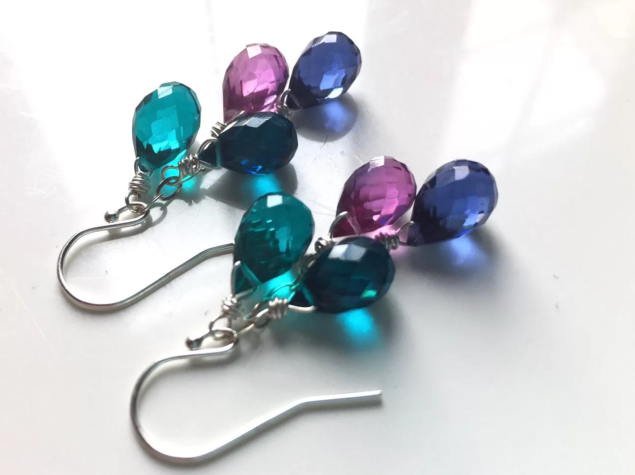 Blue Falls Cascade Earrings