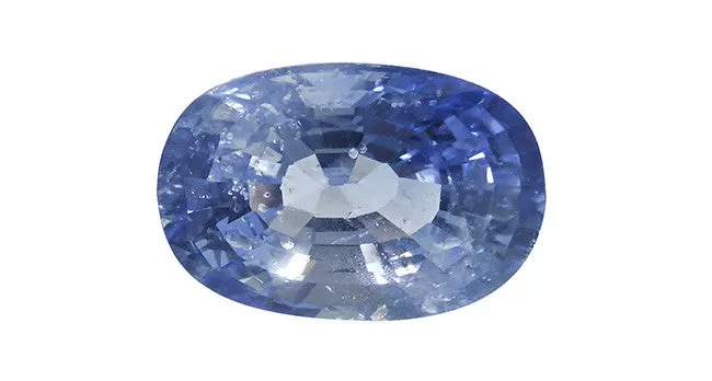 Blue Sapphire (Ice Blue), Oval 2.96ct