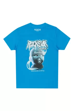 Boys Bryan Blue Graphic T-Shirt