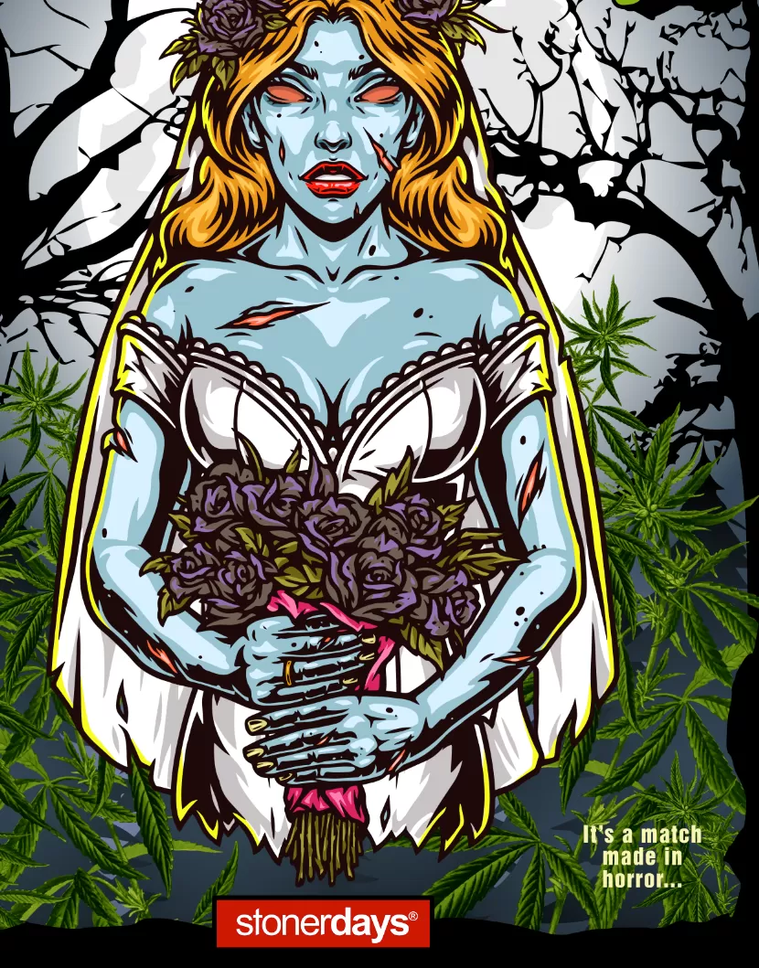 Bride of the Living Nugs Blue Tie dye