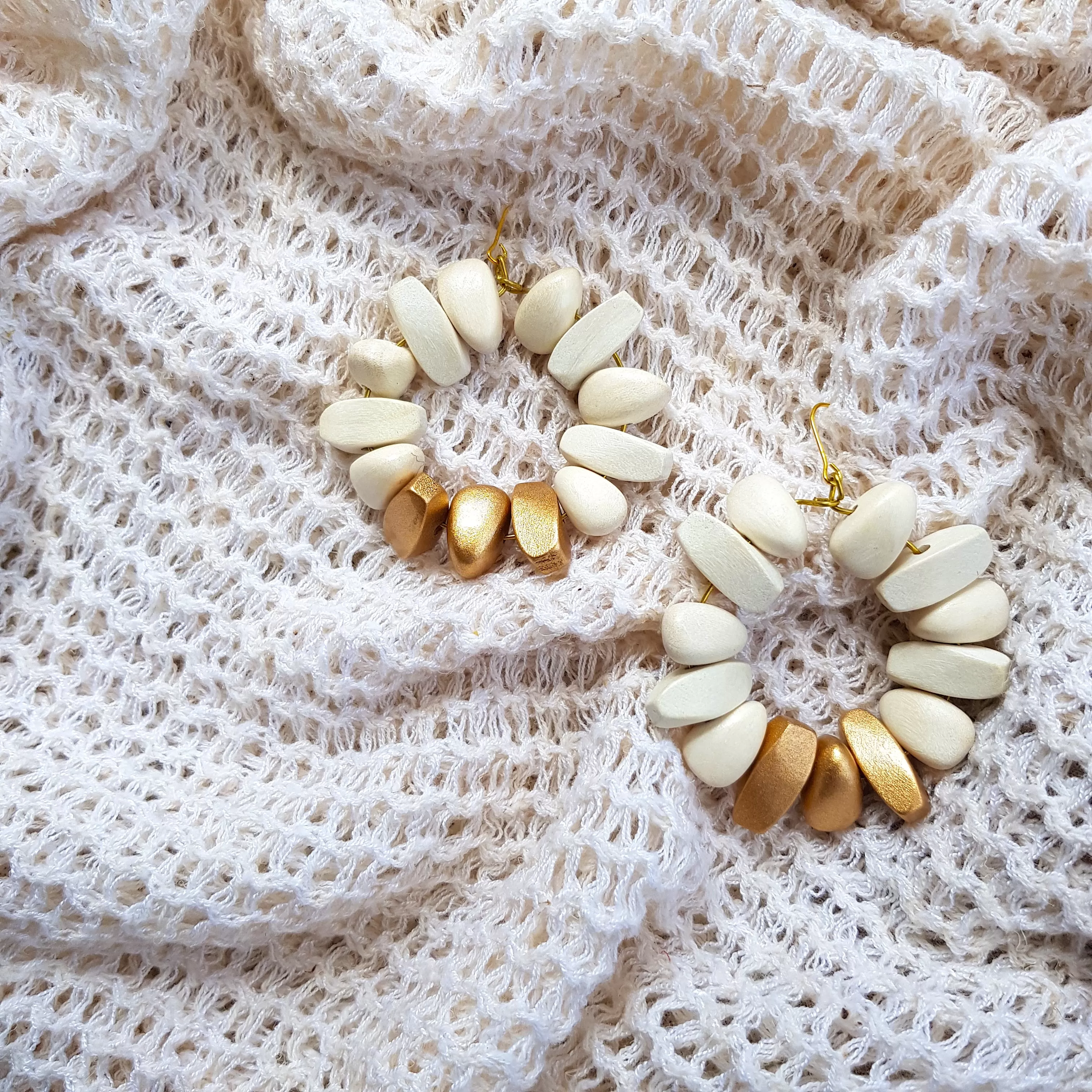 Brielle Earrings in White