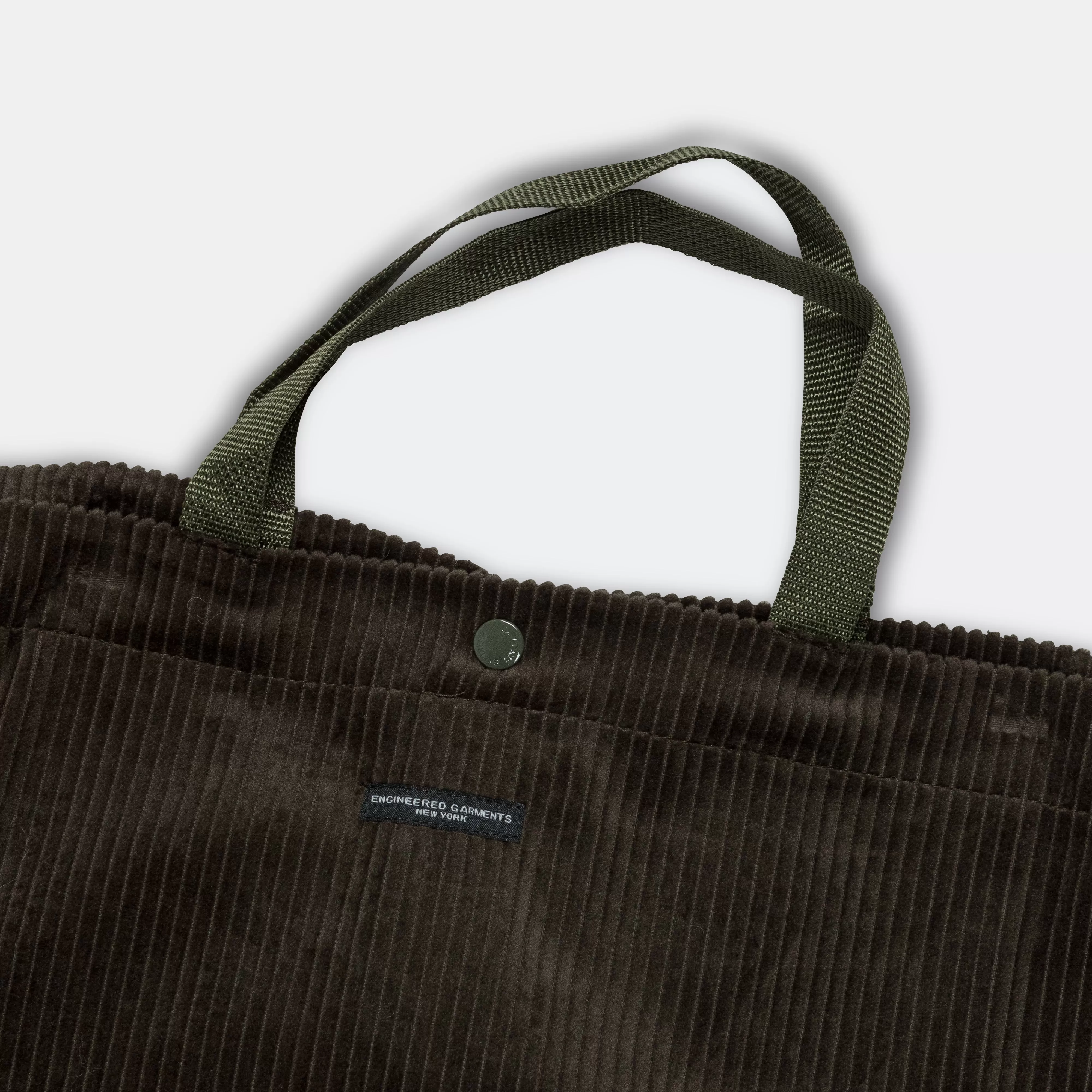 Carry All Tote - Olive Cotton 4.5W Corduroy