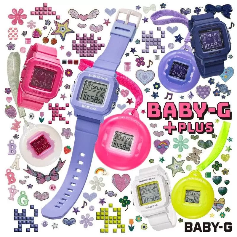 CASIO BABY-G PLUS WOMENS 100M STANDARD - BGD-10K-2DR