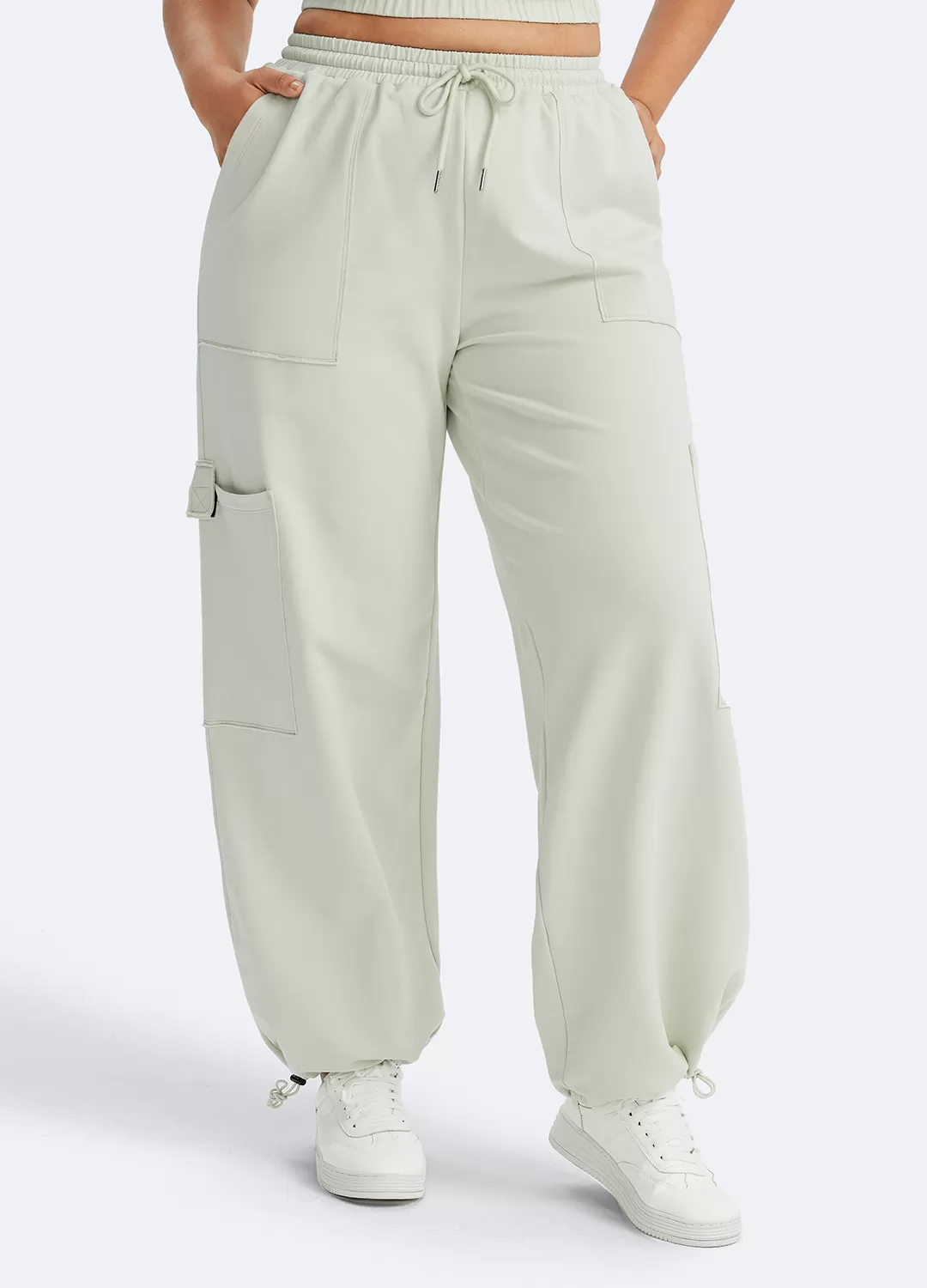 Casual Drawstring Waist Sweatpants