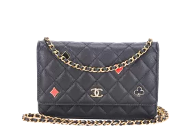 CHANEL TIMELESS WALLET ON CHAIN (T7PPxxxx) GOLD HARDWARE WITH DUST COVER & BOX