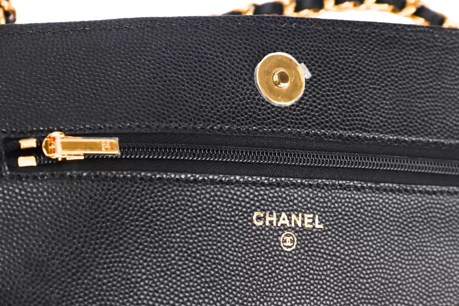 CHANEL TIMELESS WALLET ON CHAIN (T7PPxxxx) GOLD HARDWARE WITH DUST COVER & BOX