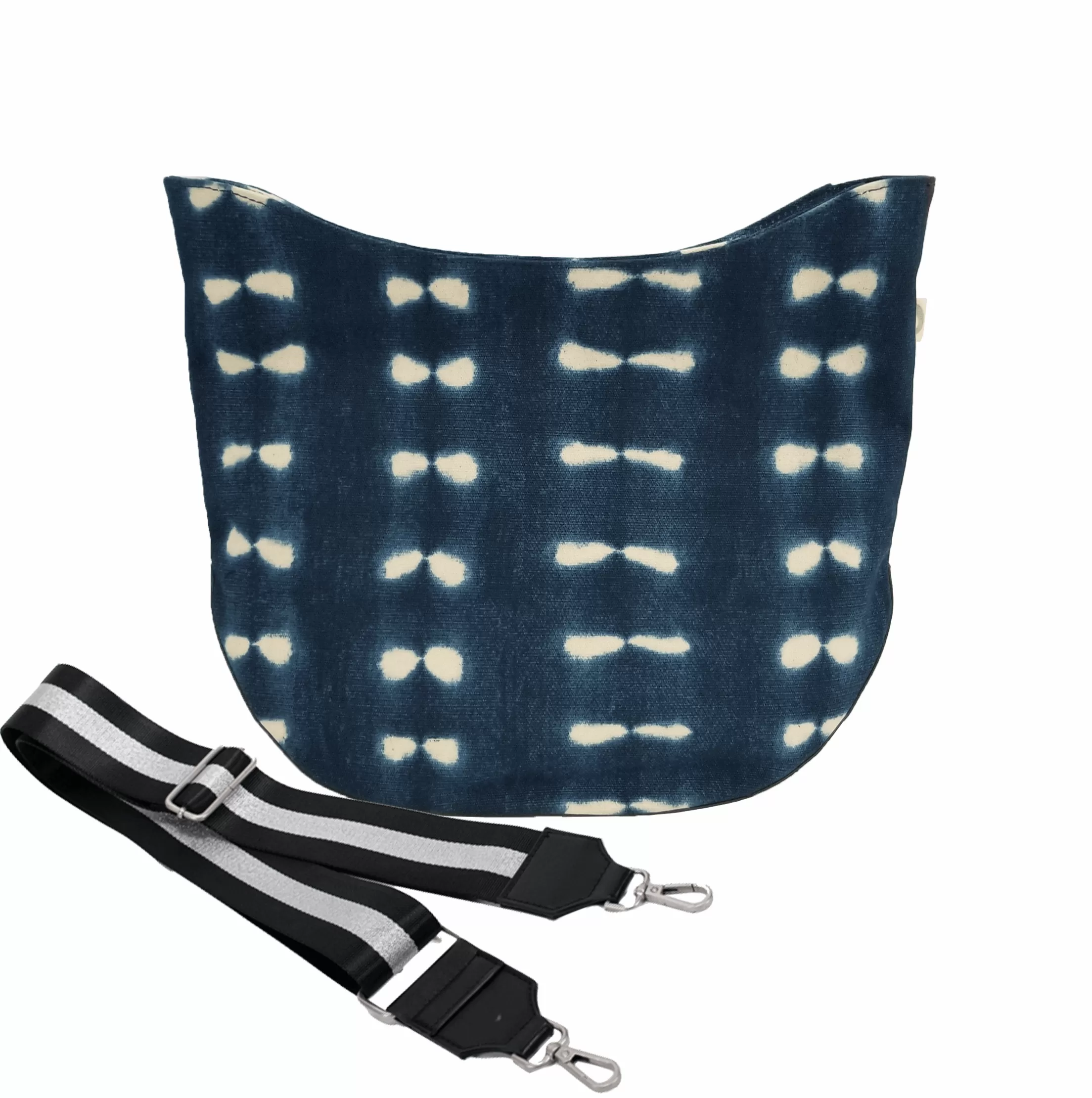 City Bag: Blue Shibori