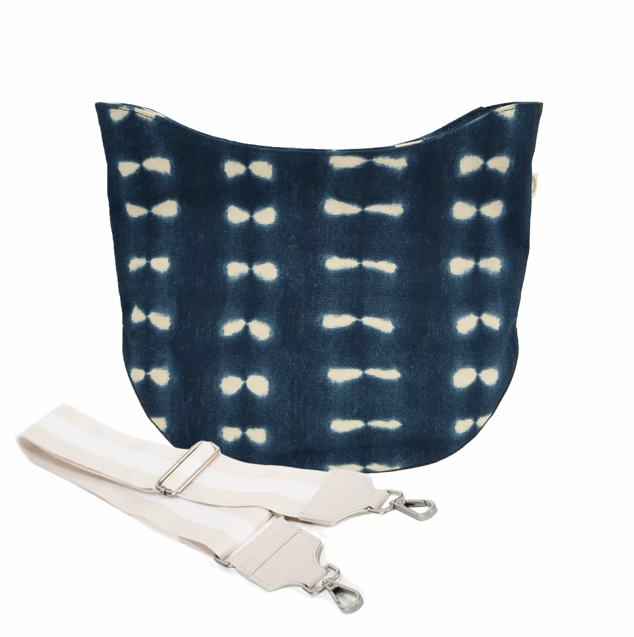 City Bag: Blue Shibori