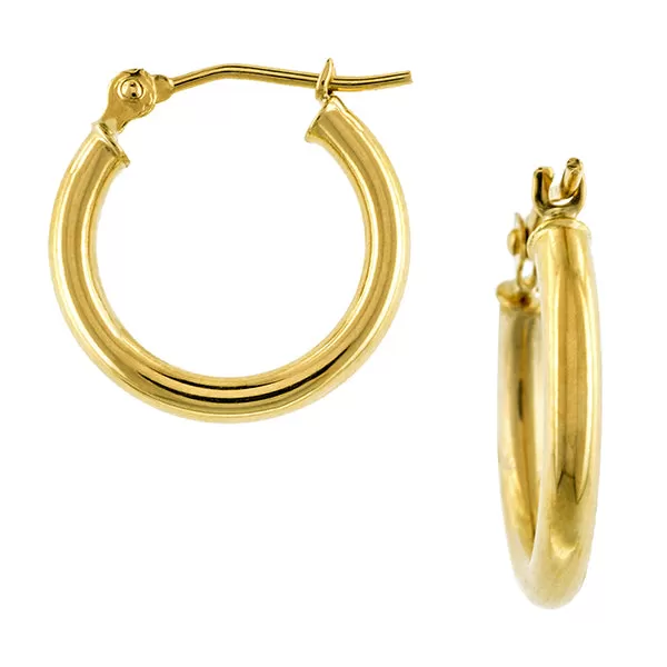 Classic Gold Hoop Earrings