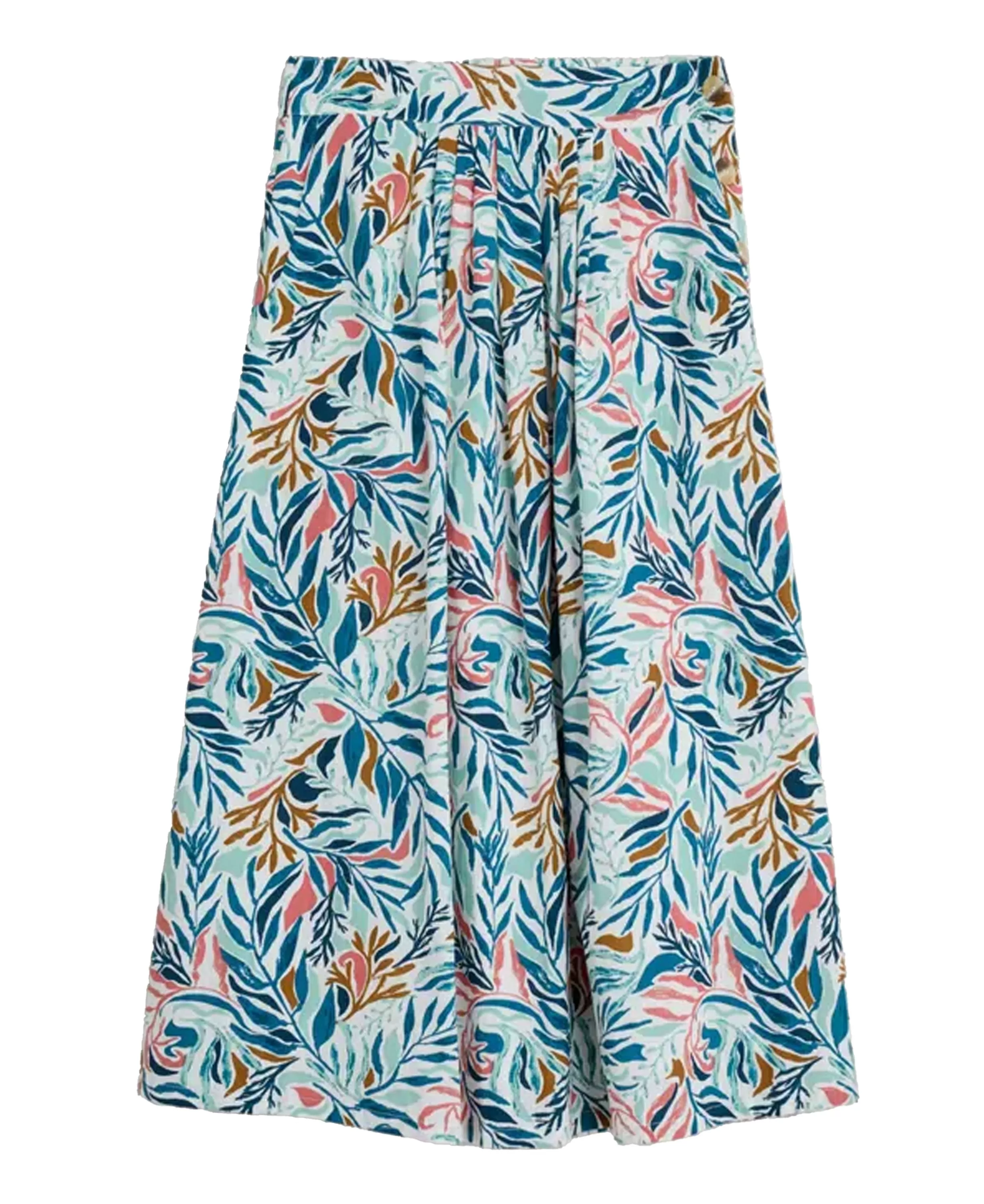 Cliff Road Skirt - Kelp Forest Chalk