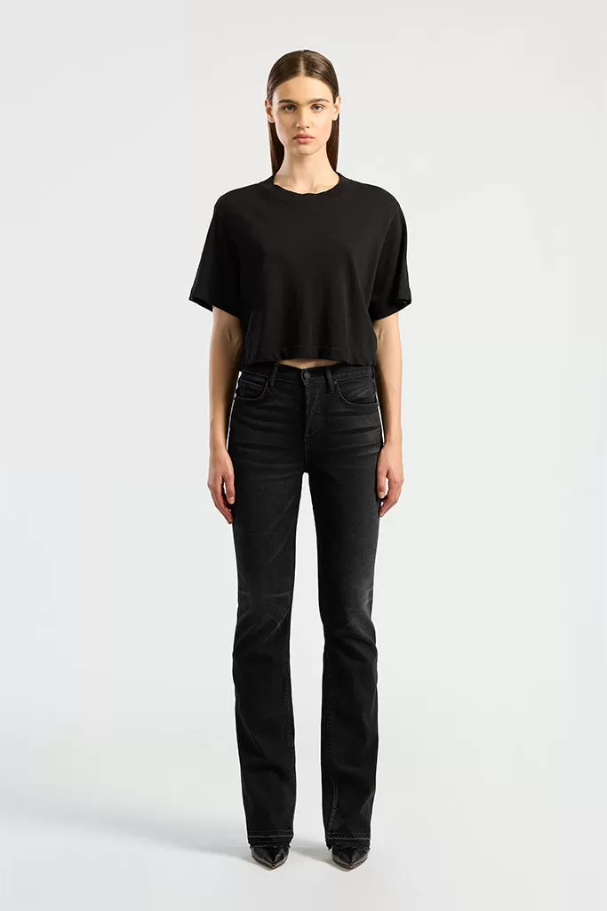 COTTON CITIZEN - Tokyo Crop Tee - Jet Black